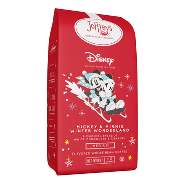 Joffrey'S Coffee - Disney Mickey & Minnie Winter Wonderland, Disney Specialty Coffee Collection, Artisan Medium Roast, White Cho