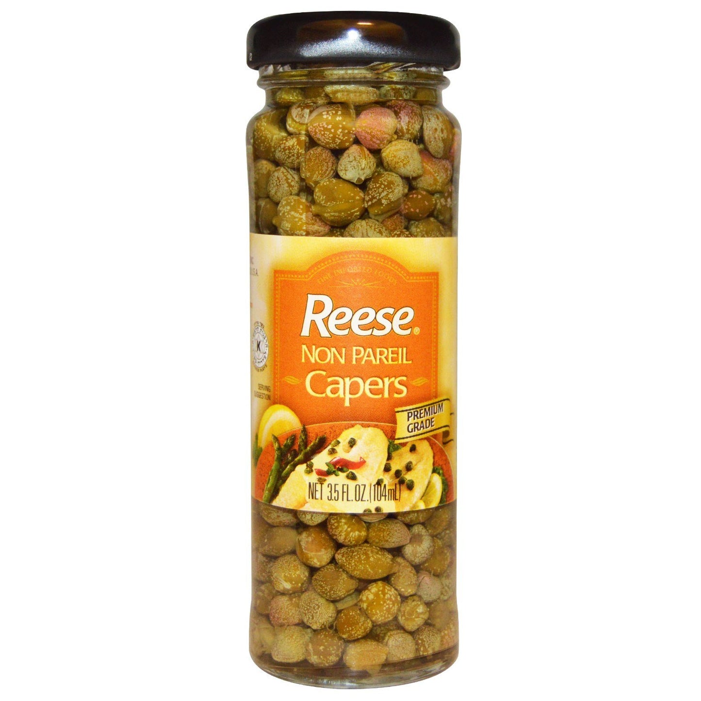 Pack of (2) Reese Non Pareil Capers, 3.5 fl oz