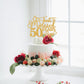 Just Married 50 Years Ago Cake Topper, 50Th Anniversary Cake Decor, 50 Years & Loved, Happy 50Th Wedding Anniversary Party Decor