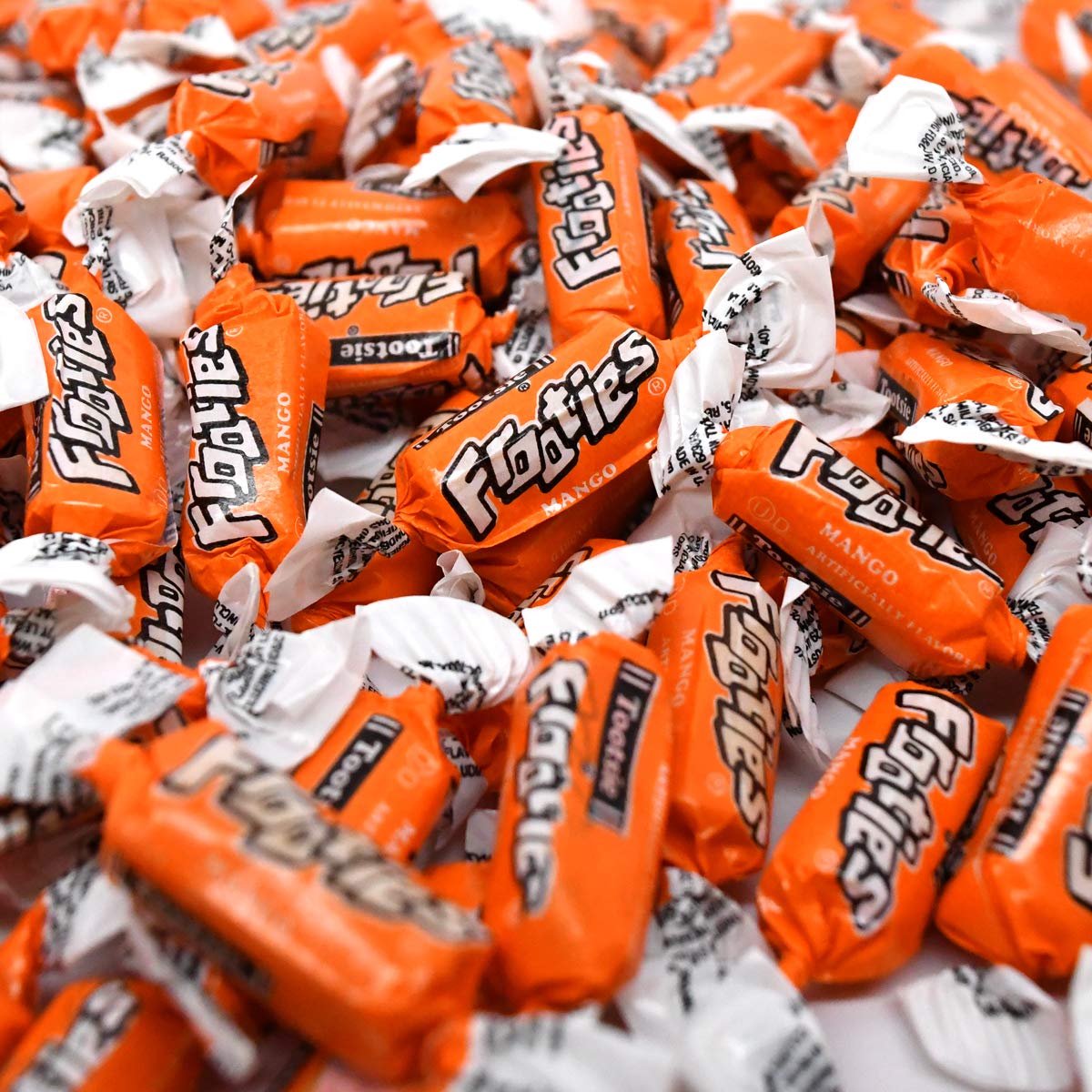 Mango Frooties - Tootsie Roll Chewy Candy - 360 Piece Count, 38.8 Oz Bag