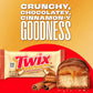TWIX Snickerdoodle CookieChocolate Candy Bars  Nostalgic Cookie Cinnamon Caramel  Shortbread Cookie Milk Chocolate Bars  1.4 Oz (Pack of 20); Individually Wrapped Snacks