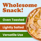 Food to Live Dry Roasted Blanched Sliced Almonds with Himalayan Salt, 6 Ounces - Perfectly Oven Toasted for Maximum Flavor, Ligh
