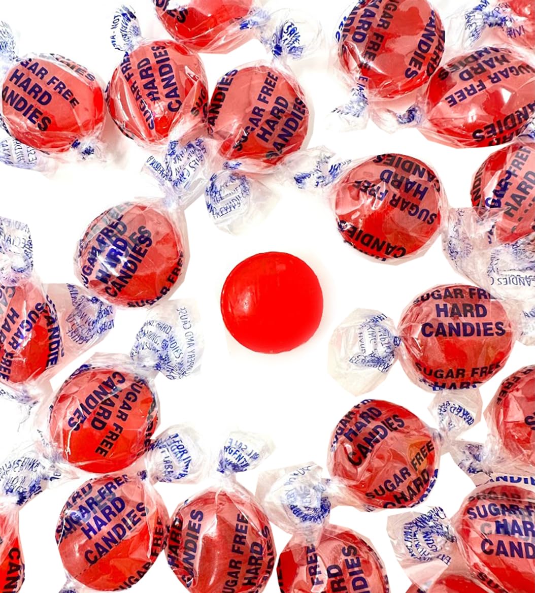 Sweetgourmet Sugar-Free Cinnamon Discs Arcor Bulk Hard Candy | 2 Pounds