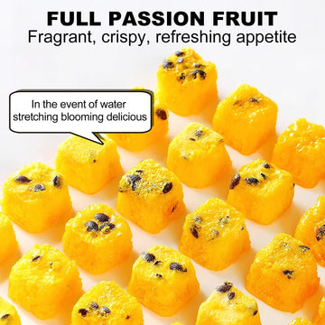 Freeze-Dried Passion Fruit-8.8Oz/250G, Sugar-Free Sweet And Sour Snacks, Passion Fruits Fresh, Baking Freezing Dry Foods For Kum