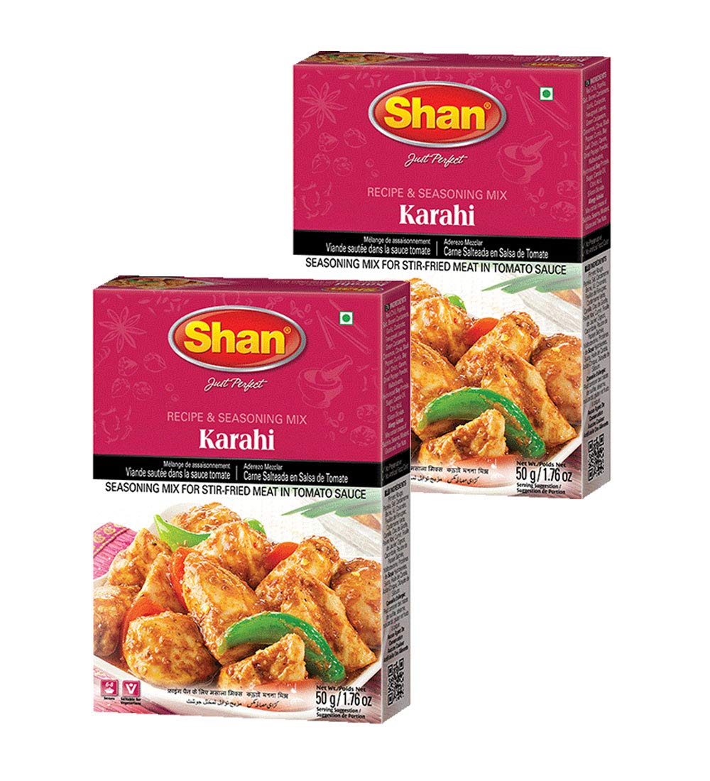 Shan - Karahi Seasoning Mix (50G) - Spice Packets For Karahi Masala (P ...