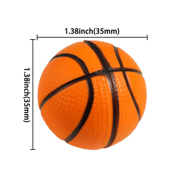 Gyufise 10Pcs Basketball Cake Toppers 3D Basketball Cake Pick Decorations For Sports Theme Babyshower Birthday Event Party Suppl