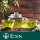 Eden Genmaicha Organic Green Tea, Sencha Green Tea With Roasted Organic Brown Rice, Japanese, 16 Unbleached Manila Tea Bags/Box (3-Pack)