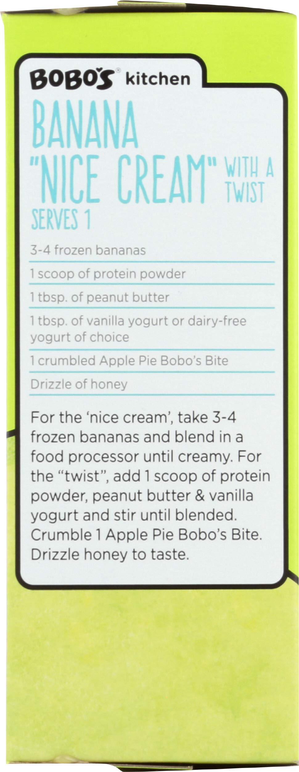 Bobo s Oat Bites, Apple Pie Stuffed, 1.3 Ounce Bites (5ct Box), Gluten Free Whole Grain Snack