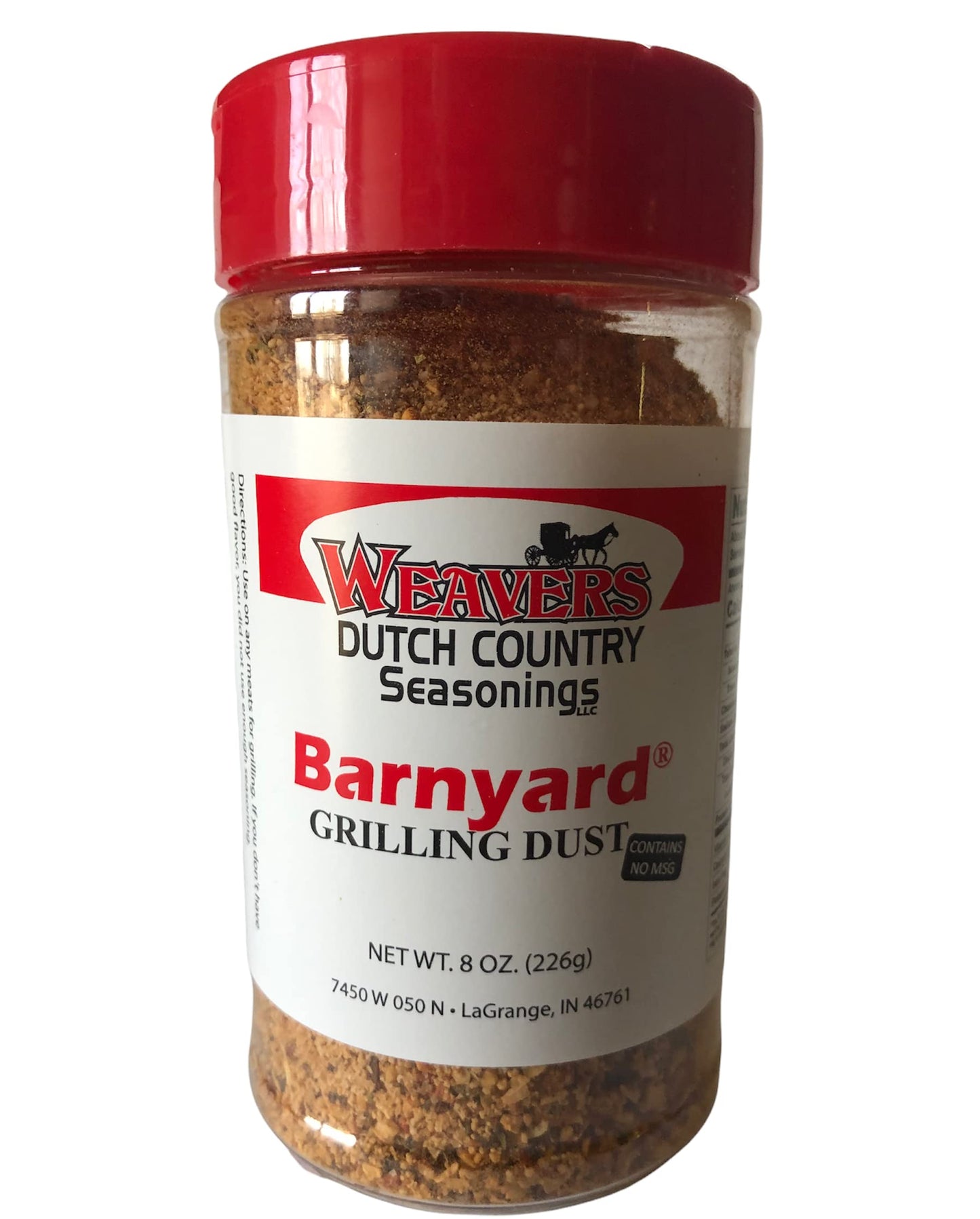Barnyard Grilling Dust Weaver'S Dutch Country 8 Ounce