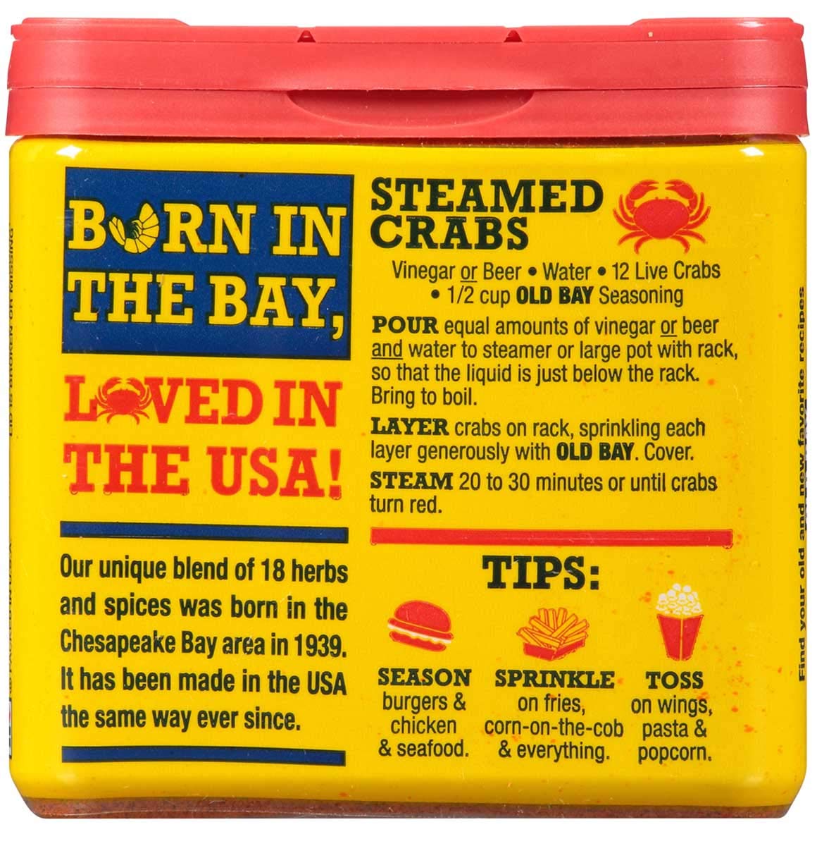 OLD BAY Seasoning, Original, 6 Oz (Pack of 4)