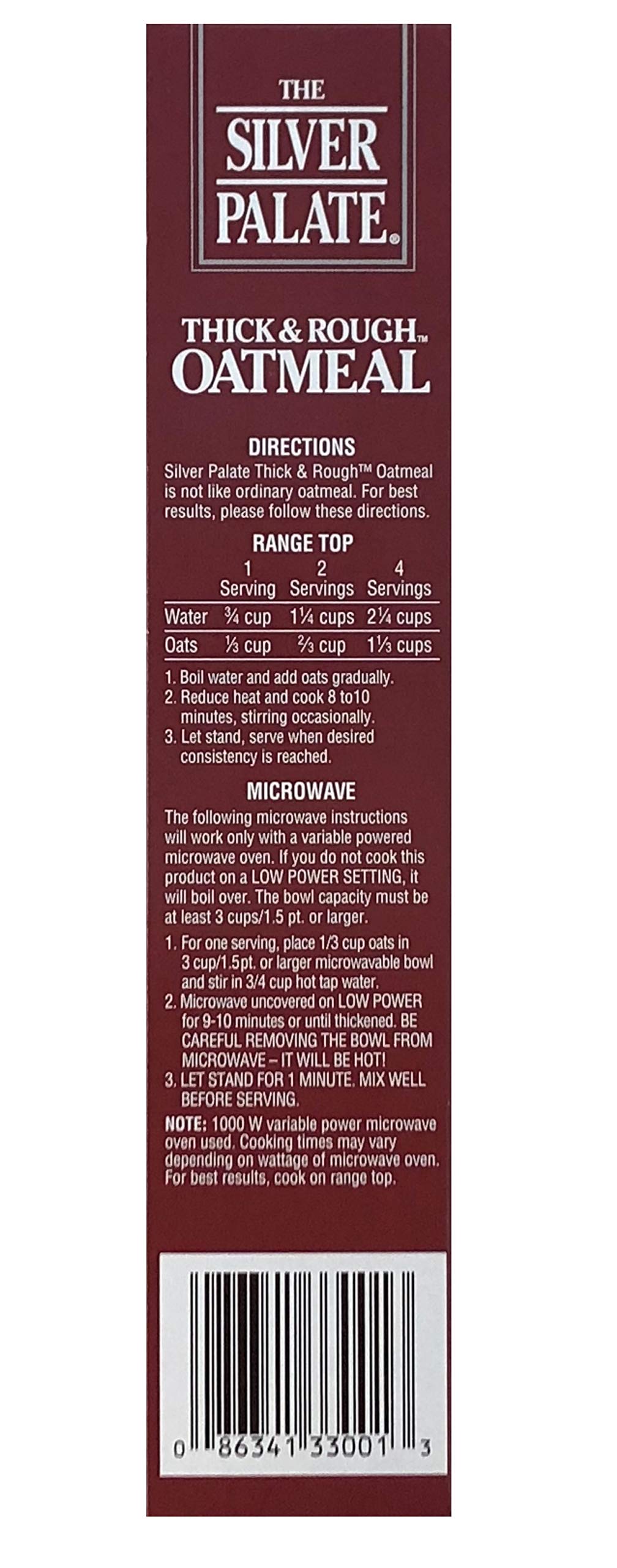 The Silver Palate Oatmeal, Thick & Rough, 14-Ounce Box (Pack of 4)