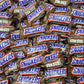 Snikers Chocolate Candy with Caramel  Nougat & Peanuts - Individually Wrapped Mini Bars - Bulk Bag 2LB