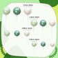 Ephlyn 30Pcs Ball Cake Picks Colorful Ball Shaped Cake Topper Pearl Balls Cupcake Cake Insert Topper For Birthday Party Wedding