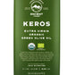 Ancient Foods Keros Greek Organic Extra Virgin Olive Oil - Cold Pressed Olive Oil From Greece, High Phenolic Organic Olive Oil F