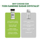Sanding Sugar Crystals for Professional Baking & Decorating 10 oz - TOSS Coarse White Sparkling Sugar Sprinkles for Cakes, Cooki