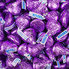 90 Pcs Purple Candy Hersheys Kisses Milk Chocolate