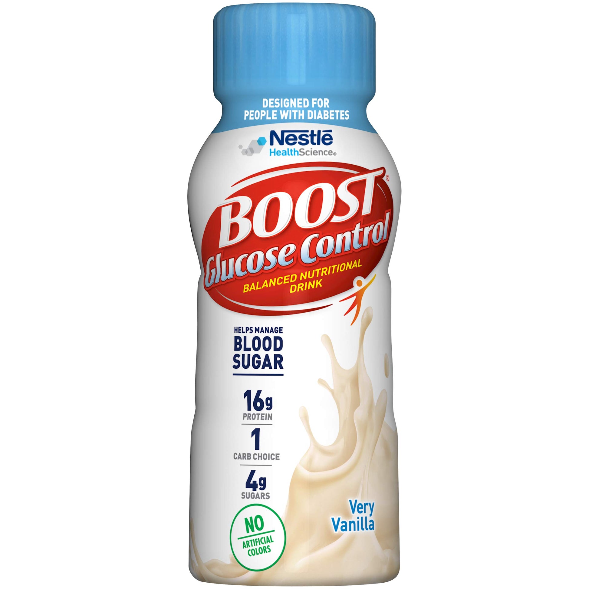 BOOST Ready To Drink Glucose Control, Vanilla Flavor, 8 Fl Oz (Pack of 24)