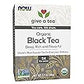 NOW Foods Organic Black Tea, Robust Flavor, Naturally Caffeinated, 24 Tea Bags, Model 733739042460
