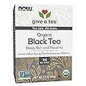 NOW Foods Organic Black Tea, Robust Flavor, Naturally Caffeinated, 24 Tea Bags, Model 733739042460