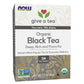 NOW Foods Organic Black Tea, Robust Flavor, Naturally Caffeinated, 24 Tea Bags, Model 733739042460