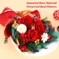 Jtoder Christmas Flower Gifts For Women, Forever Flowers For Delivery Prime, Preserved Long Lasting Rose Flower Bouquet Gift For