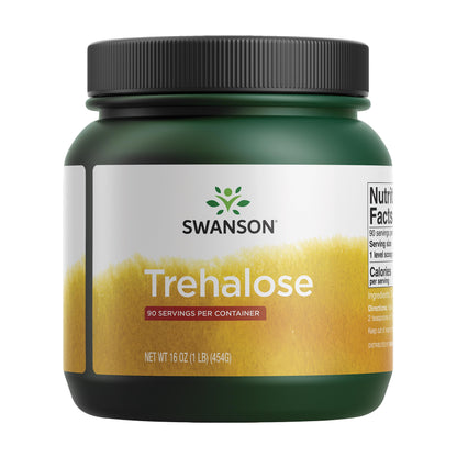 Swanson 100% Pure Trehalose 16 Ounce (1 lb) (454 g) Pwdr