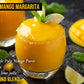 Jungle Pulp Mango Puree Costa Rica Blend, for Cocktails, Baking and Desserts -Never canned - Mix or pour into Smoothies, Daiquir