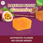 Tropical Fruit Gummies: Passion Fruit - Vegan Chewy Candy Made With Real Fruit, No Preservatives, Exotiv Flavors From Thailand -