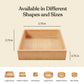 Cambie Large Square Vanilla Tart Shells, 71Mm (2.8'') Diameter, French Style Tart Shells, White Chocolate Coating, Pack Of 24