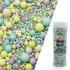 Edible Macarone Sugar Pearls Sprinkles Candy Mix Size Pearls Cake Decorations Cupcake Toppers Cookie Decorating Perfect for Wedd