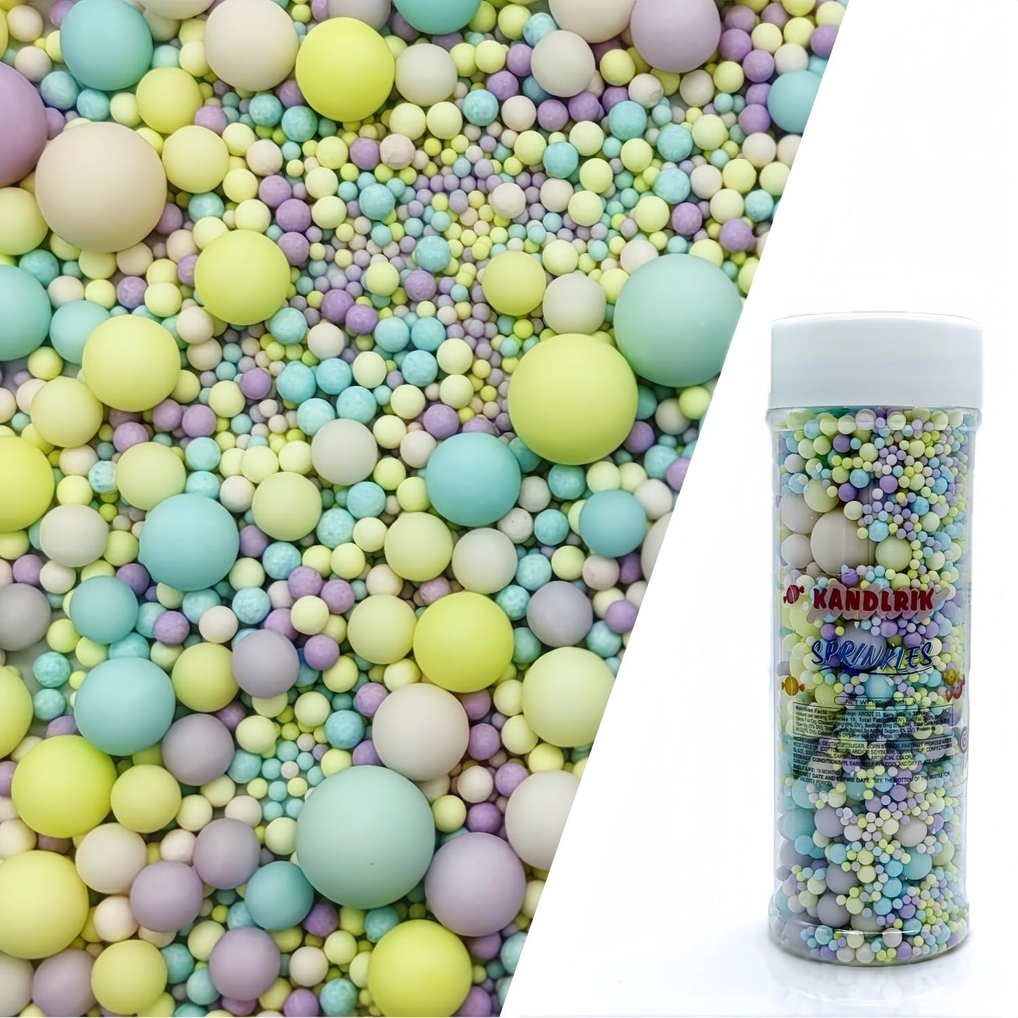Edible Macarone Sugar Pearls Sprinkles Candy Mix Size Pearls Cake Decorations Cupcake Toppers Cookie Decorating Perfect for Wedd