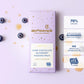 Moonstruck Chocolate Blueberry And Passion Fruit Dark Chocolate Bar, 68% Cacao, 3.0Oz (Pack Of 12)