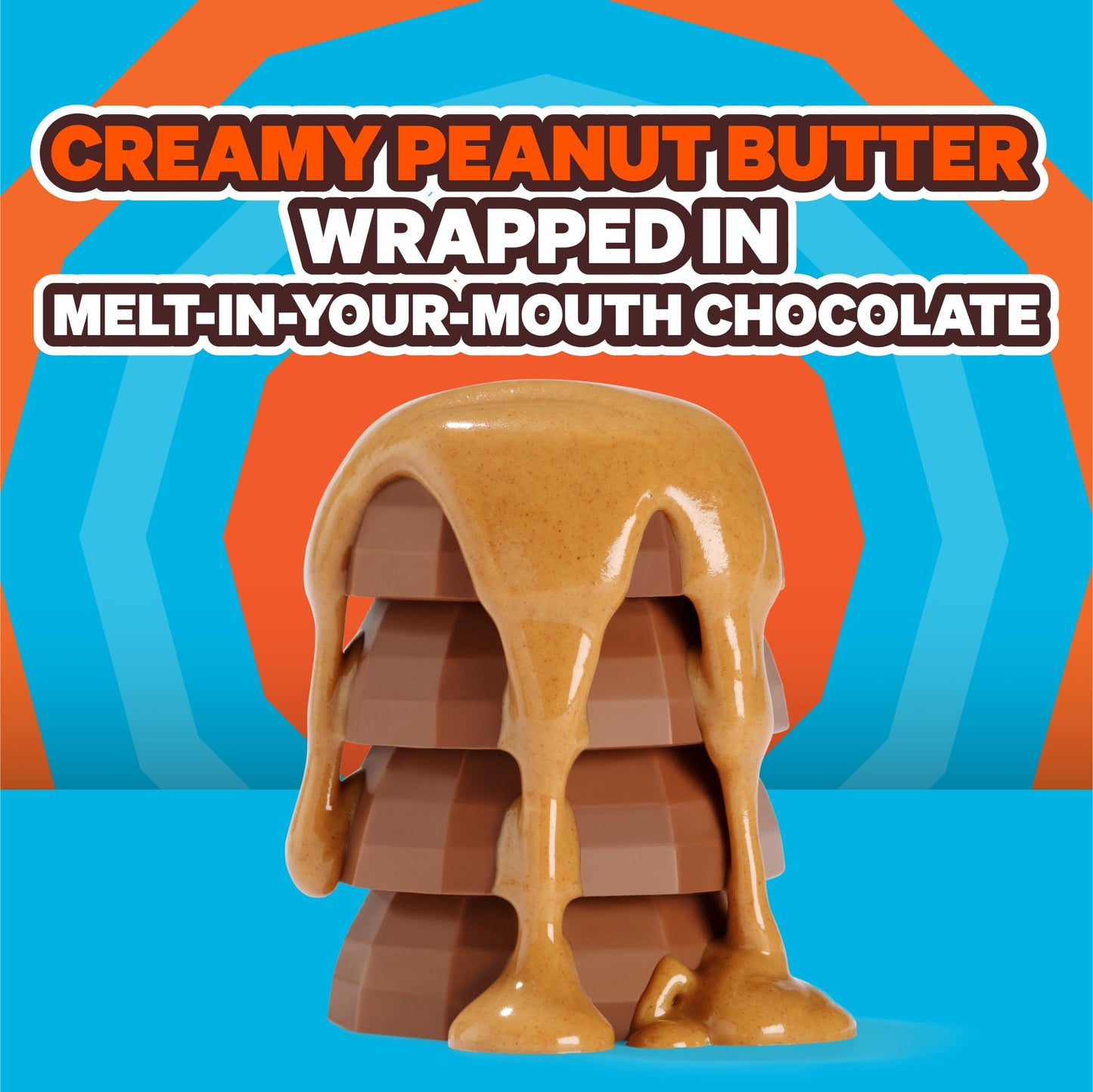 Feastables Mrbeast Peanut Butter Cups, Milk Chocolate & Creamy Peanut Butter Filling, Cups For Mature-Themeds & Kids, Chocolate Candy For Snacks, Gifts, Or Dessert, Made With Fairtrade Cocoa, 2 Pack, 24 Count