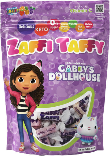 Zollipops Candy Clean Teeth Keto Sugar Free Taffy Assorted Flavors, 5 Oz (Pack Of 1) - Savor The Goodness Of Guilt-Free Snacking