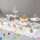 Foowztao 40Pcs Edible Flowers Cake Topper Cupcake Toppers Wedding Themed Party Baby Shower Birthday Party Cupcake Picks Annivers