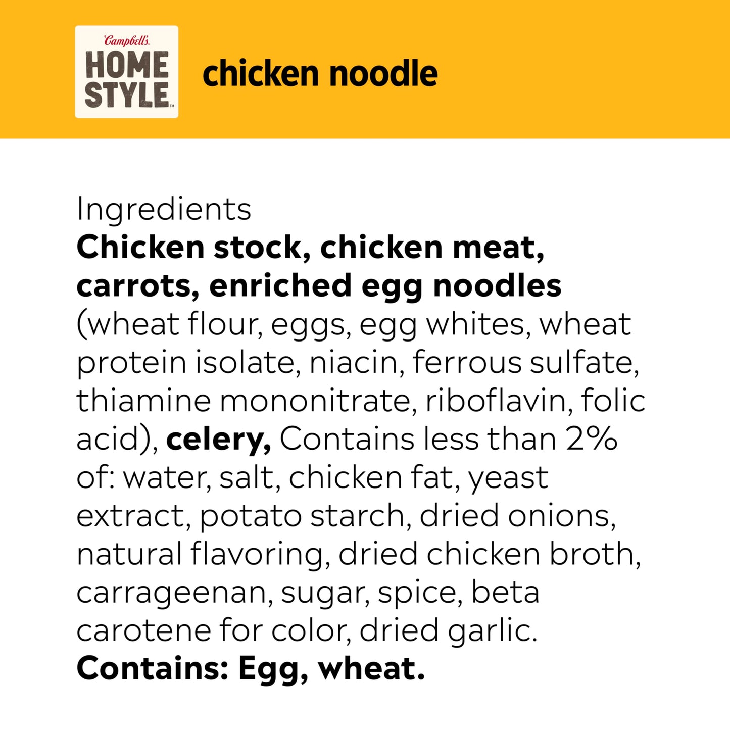 Campbells Homestyle Chicken Noodle Soup, 16.1 OZ Can