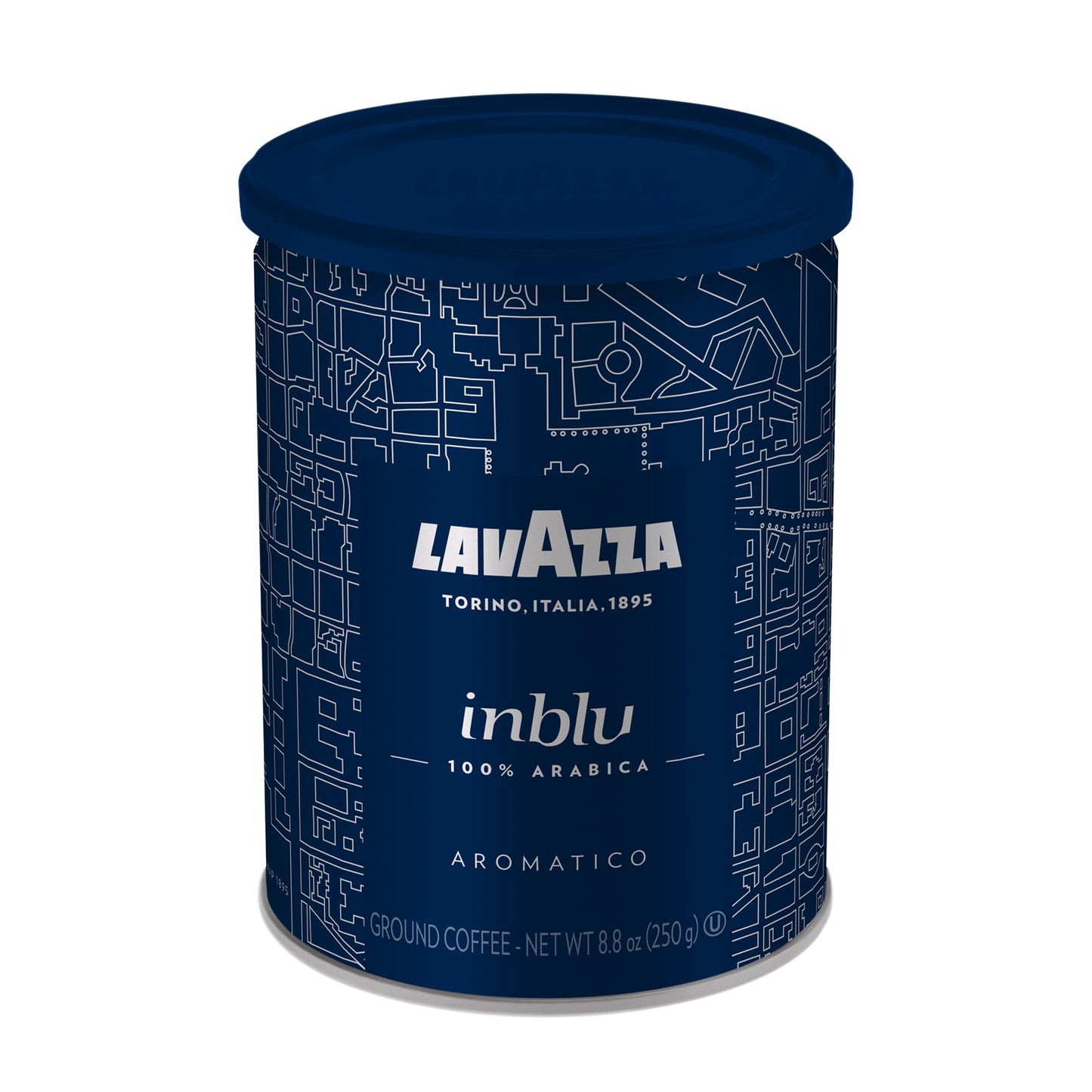 Lavazza In Blu Espresso Ground Coffee Blend, Medium Espresso Roast, 8.8 Oz (Pack Of 4)