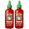 Melindas Sriracha Hot Sauce - Gourmet Fermented Red Jalapeños & Garlic - Keto, Kosher, Vegan - 12oz, Pack of 2