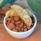 True Delicious GLUTEN FREE INGREDIENTS ALMOND BISCOTTI  buttery  fine Italian cookies  baked twice (4 boxes of 6oz each)