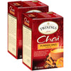 Twinings Pumpkin Spice Chai Tea, Caffeinated Black Tea Naturally Flavored With Aromatic Spices And Ginger, Tea Bags Individually