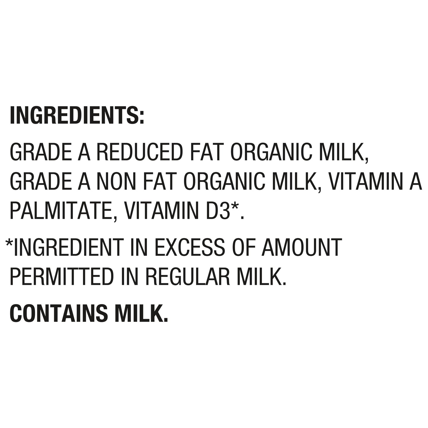 Horizon Organic High Vitamin D 2 Percent Milk, Creamy High Vitamin D Reduced Fat Milk, 128 fl oz Gallon Jug