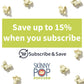 SkinnyPop Popcorn, Sea Salt & Pepper, Whole Grain, Dairy-Free Snack, 4.4oz Bags (12ct)