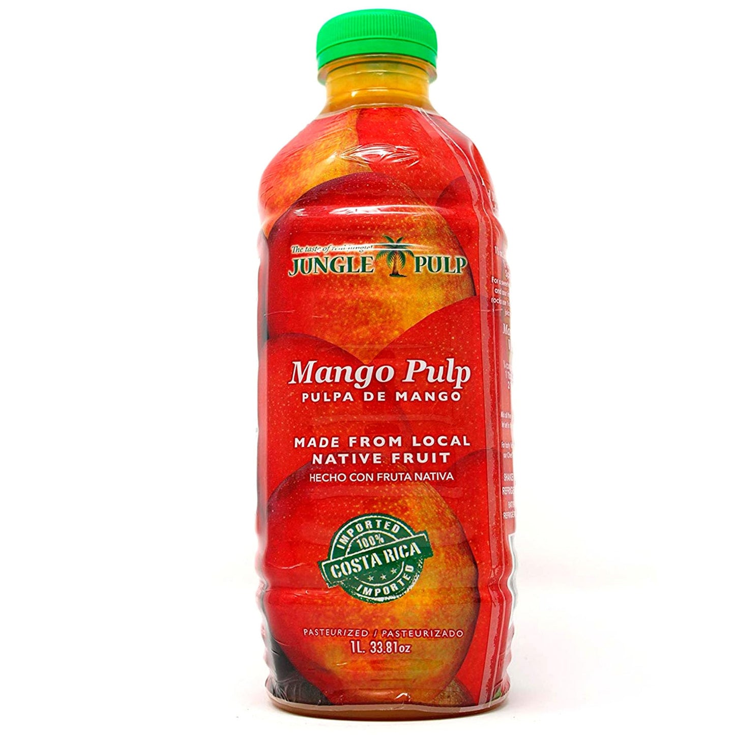 Jungle Pulp Mango Puree Costa Rica Blend, for Cocktails, Baking and Desserts -Never canned - Mix or pour into Smoothies, Daiquir