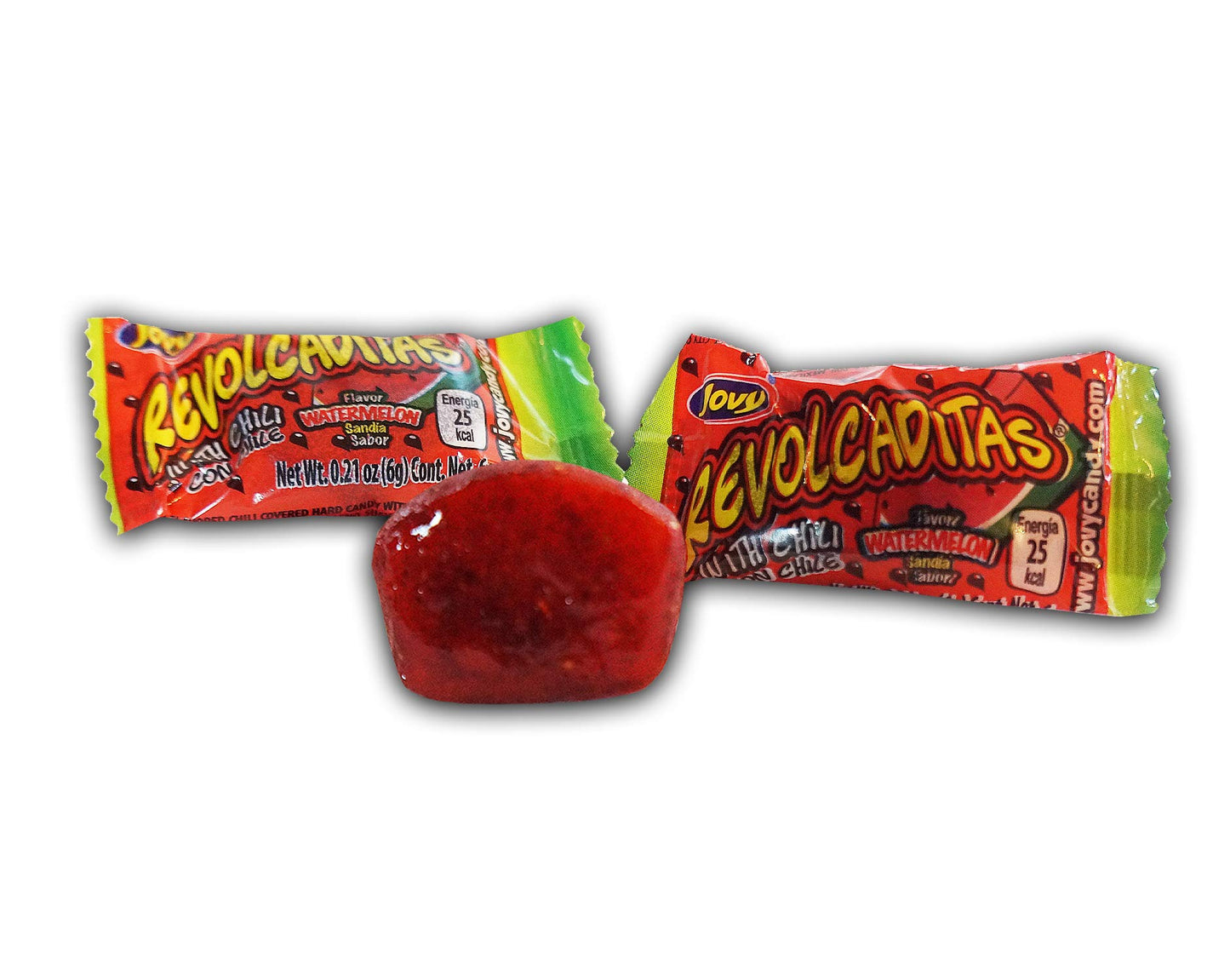 Jovy Revolcaditas With Chili Watermelon | 6Oz Bag | Spicy Candy