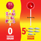Zollipops The Clean Teeth Pops, Anti Cavity Lollipops, Ball Popz, 5.2 Oz (Packaging May Vary)