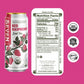 Seven Teas Red Raspberry Iced Tea, Lightly Sweetened, Pack of 12 Cans, 16 OZ