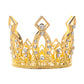 Creaides Mini Crown Cake Topper Princess And Prince Crystal Headpiece Tiara Rhinestone Crown Cake Decoration For Wedding Birthda