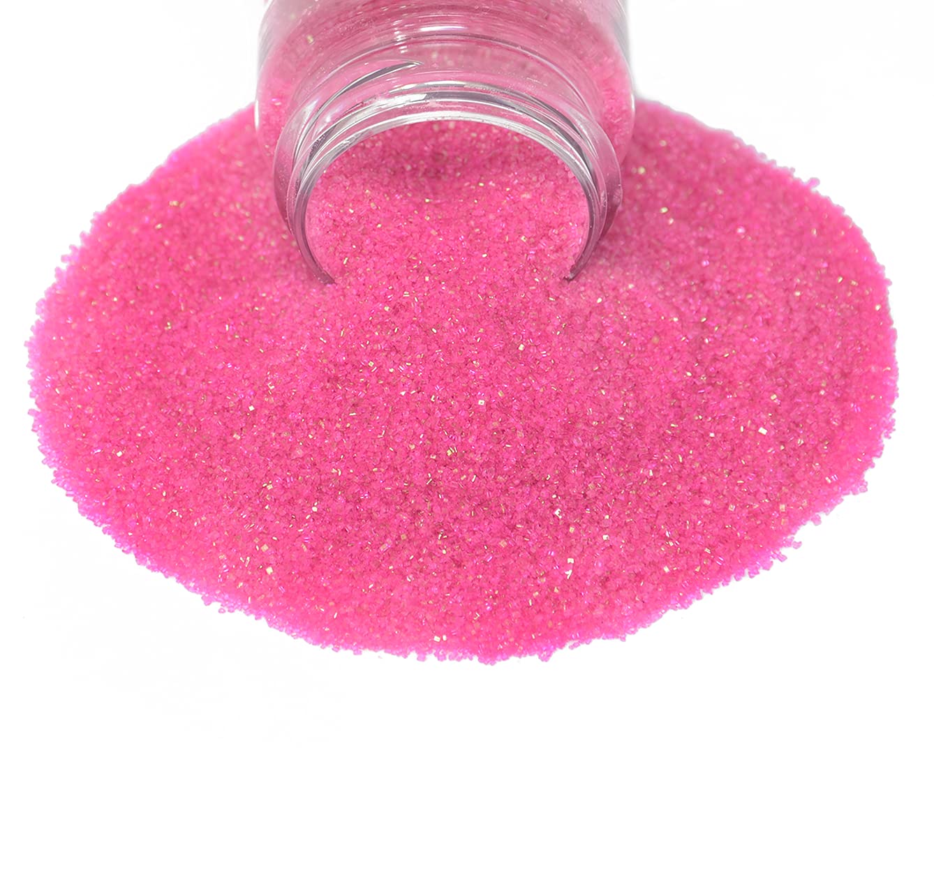 Mystic Sprinkles Sanding Sugar 4Oz Bottles (Tourmaline - Hot Pink Sanding Sugar 4Oz)