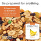 Emergency Essentials Dehydrated Banana Slices, 10-Year Shelf Life, 24 Servings