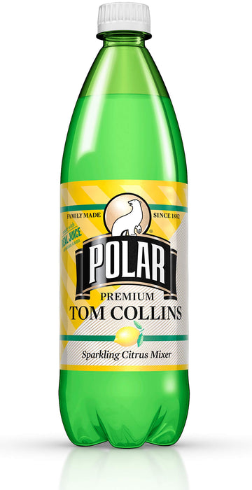Polar Beverages Tom Collins, 33.8 Fluid Ounce (Pack of 12)
